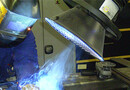 Metal tube extraction arm welding
