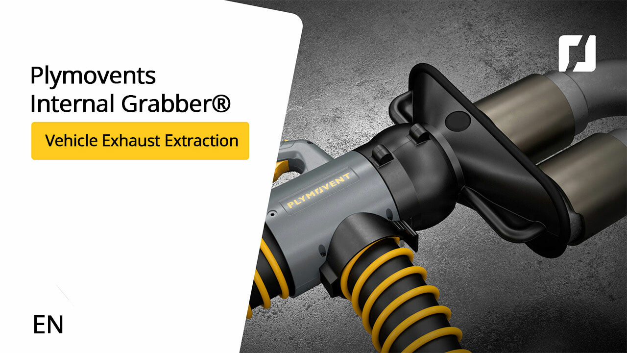 Plymovent's Internal Grabber - The universal vehicle exhaust extraction nozzle